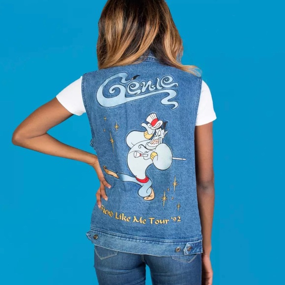Disney Jackets & Blazers - Genie Denim Vest for Adults by Cakeworthy – Aladdin